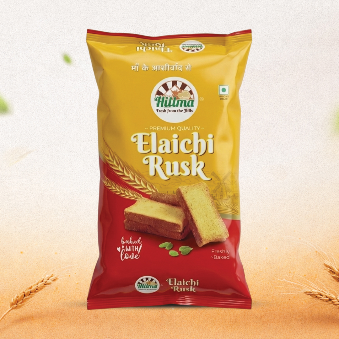 Elaichi Rusk (117gm) - Hillma